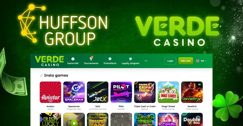 anteprima dell'interfaccia di verde casino