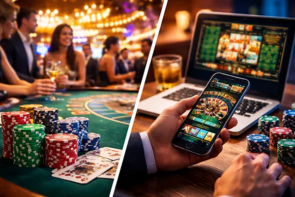 Casino evening atmosphere